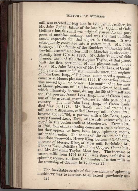 Historical Sketches of Oldham by Edwin Butterworth