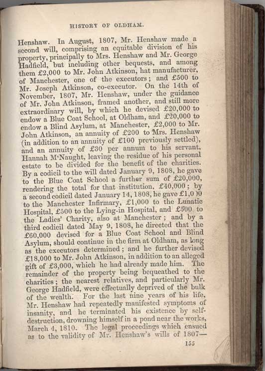 Historical Sketches of Oldham by Edwin Butterworth