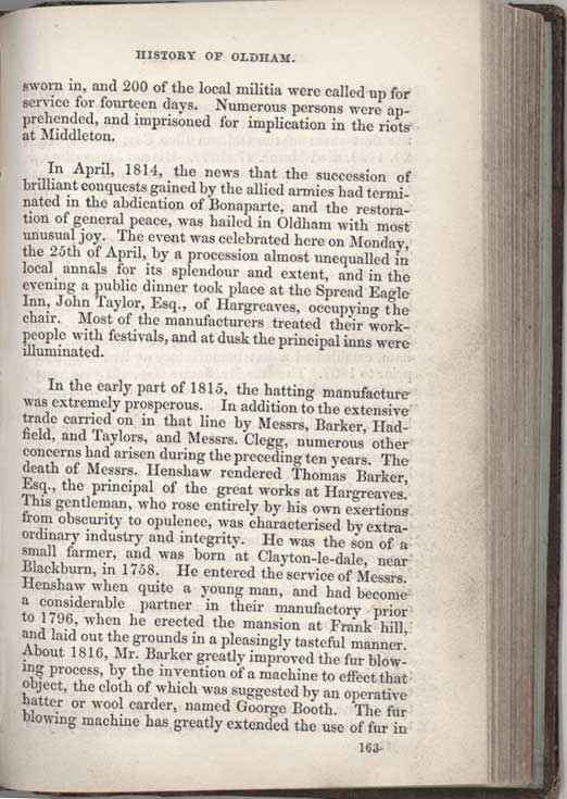 Historical Sketches of Oldham by Edwin Butterworth