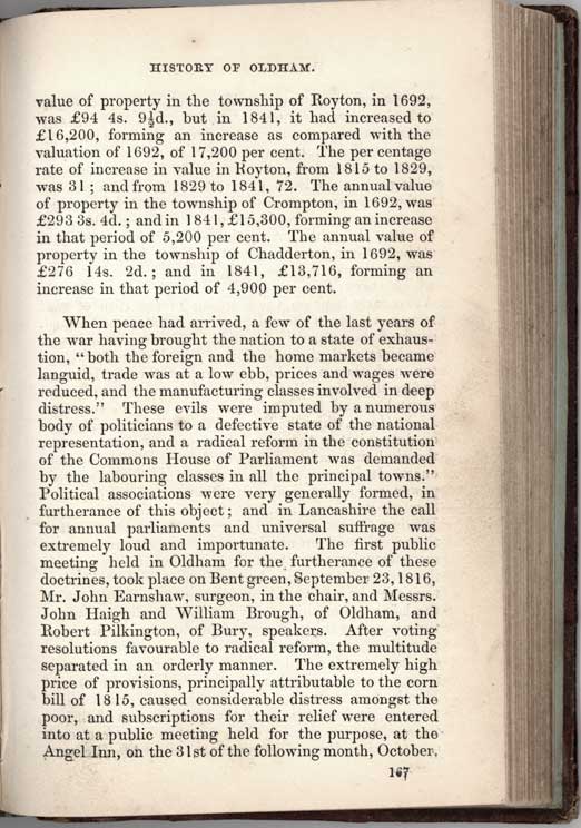 Historical Sketches of Oldham by Edwin Butterworth