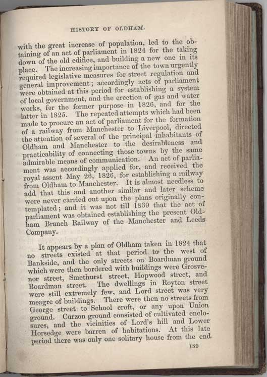 Historical Sketches of Oldham by Edwin Butterworth