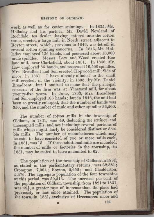 Historical Sketches of Oldham by Edwin Butterworth