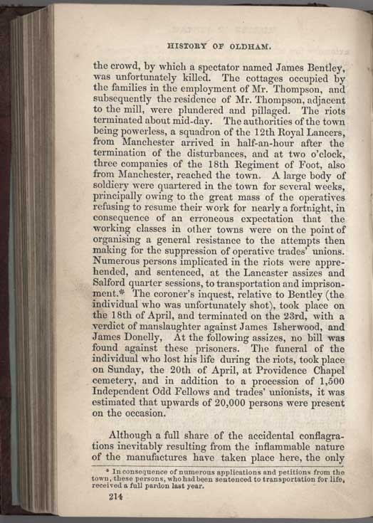 Historical Sketches of Oldham by Edwin Butterworth