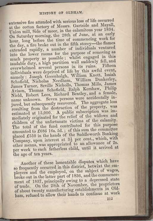 Historical Sketches of Oldham by Edwin Butterworth