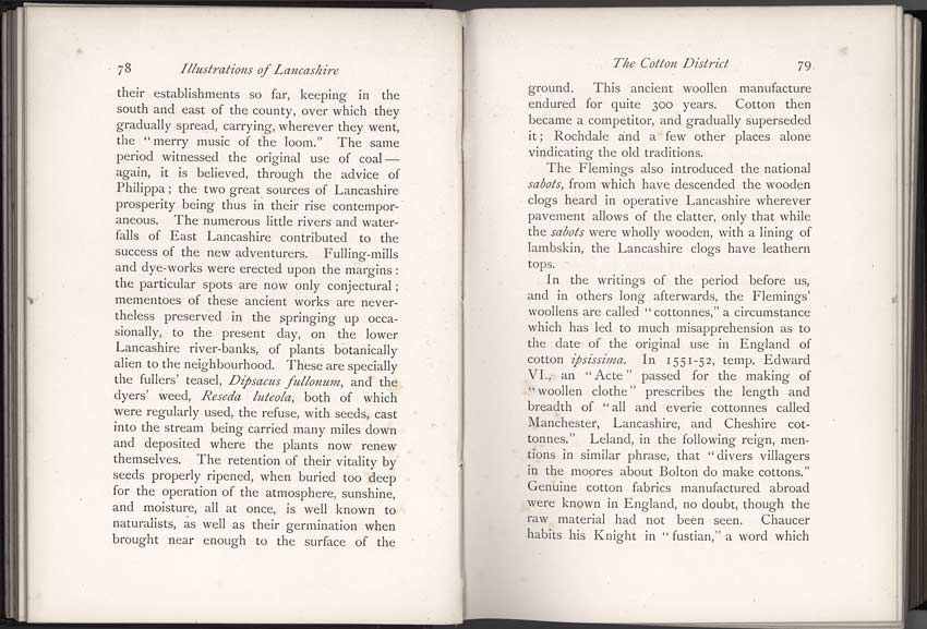 Oldham Historical Research Group - LANCASHIRE - Brief Historical and Descriptive Notes by by Leo H. Grindon  Pub. 1892