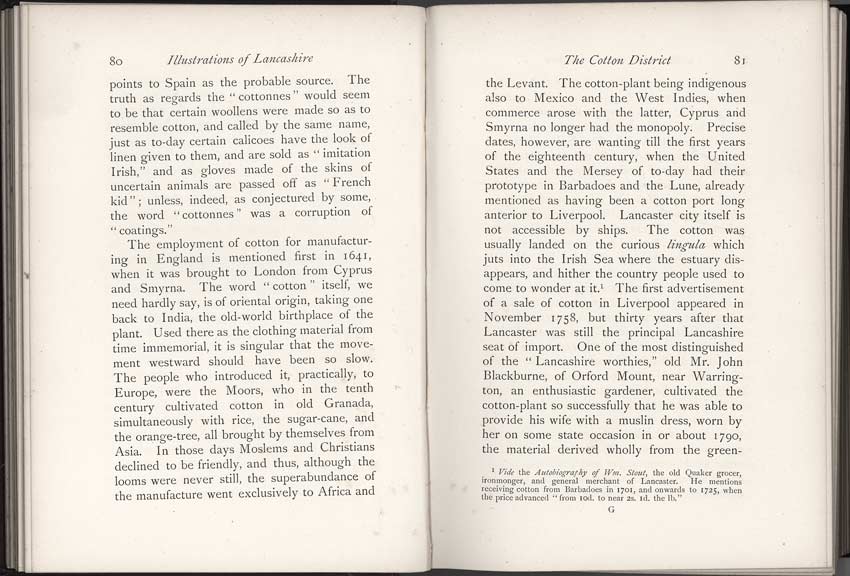 Oldham Historical Research Group - LANCASHIRE - Brief Historical and Descriptive Notes by by Leo H. Grindon  Pub. 1892