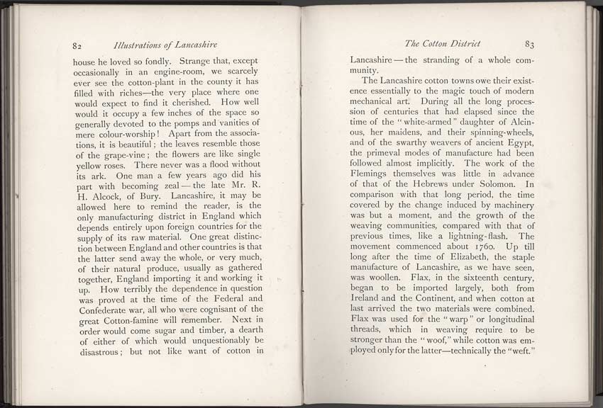 Oldham Historical Research Group - LANCASHIRE - Brief Historical and Descriptive Notes by by Leo H. Grindon  Pub. 1892