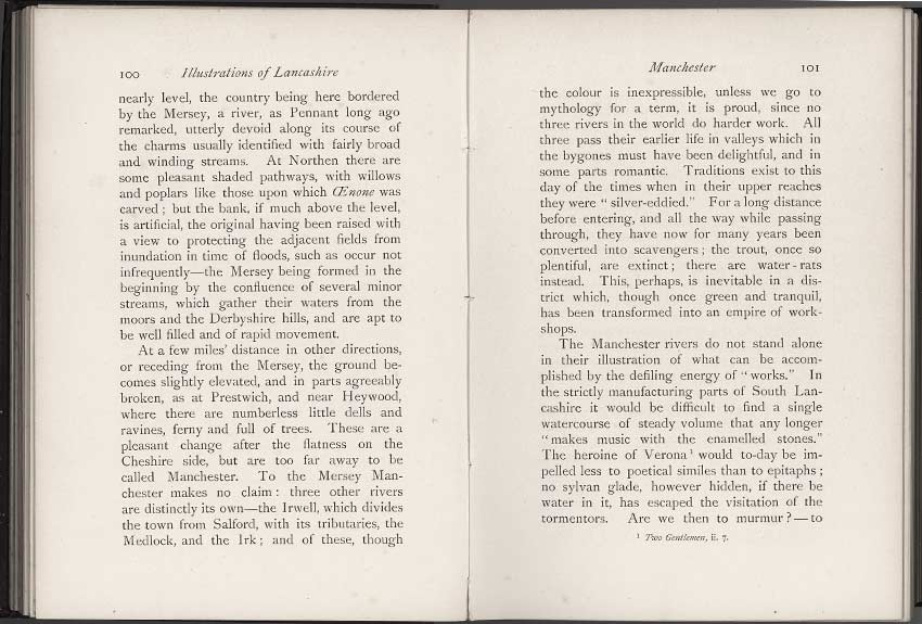 Oldham Historical Research Group - LANCASHIRE - Brief Historical and Descriptive Notes by by Leo H. Grindon  Pub. 1892