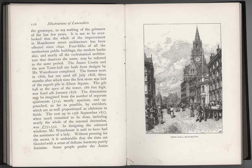 Oldham Historical Research Group - LANCASHIRE - Brief Historical and Descriptive Notes by by Leo H. Grindon  Pub. 1892