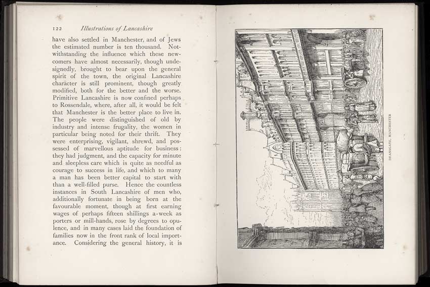 Oldham Historical Research Group - LANCASHIRE - Brief Historical and Descriptive Notes by by Leo H. Grindon  Pub. 1892