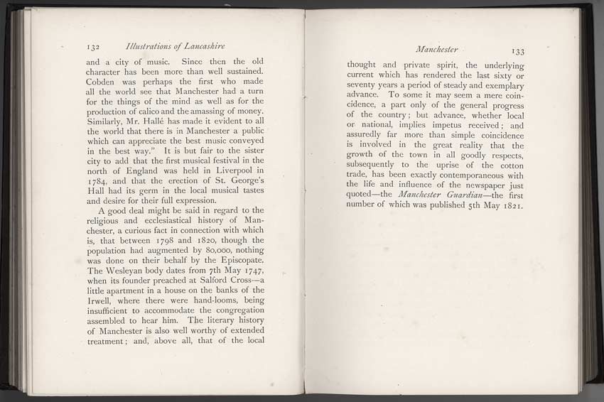 Oldham Historical Research Group - LANCASHIRE - Brief Historical and Descriptive Notes by by Leo H. Grindon  Pub. 1892