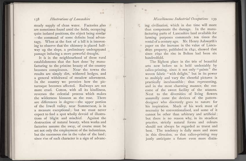 Oldham Historical Research Group - LANCASHIRE - Brief Historical and Descriptive Notes by by Leo H. Grindon  Pub. 1892