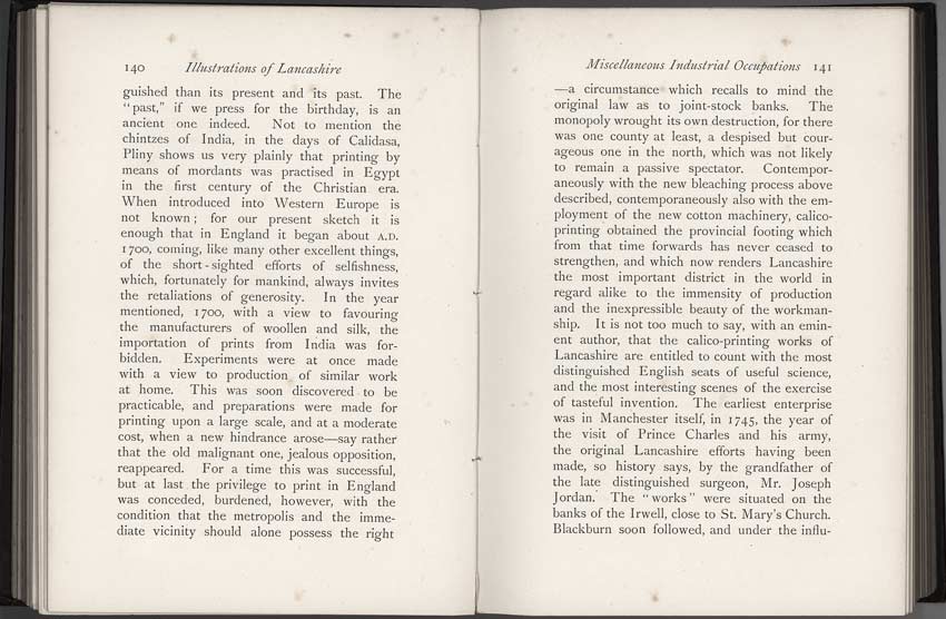 Oldham Historical Research Group - LANCASHIRE - Brief Historical and Descriptive Notes by by Leo H. Grindon  Pub. 1892