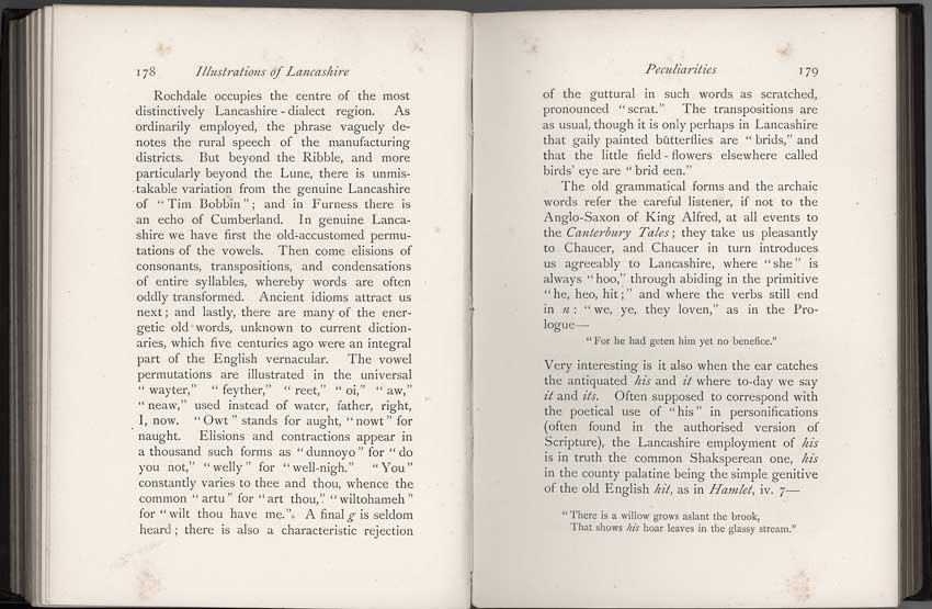 Oldham Historical Research Group - LANCASHIRE - Brief Historical and Descriptive Notes by by Leo H. Grindon  Pub. 1892