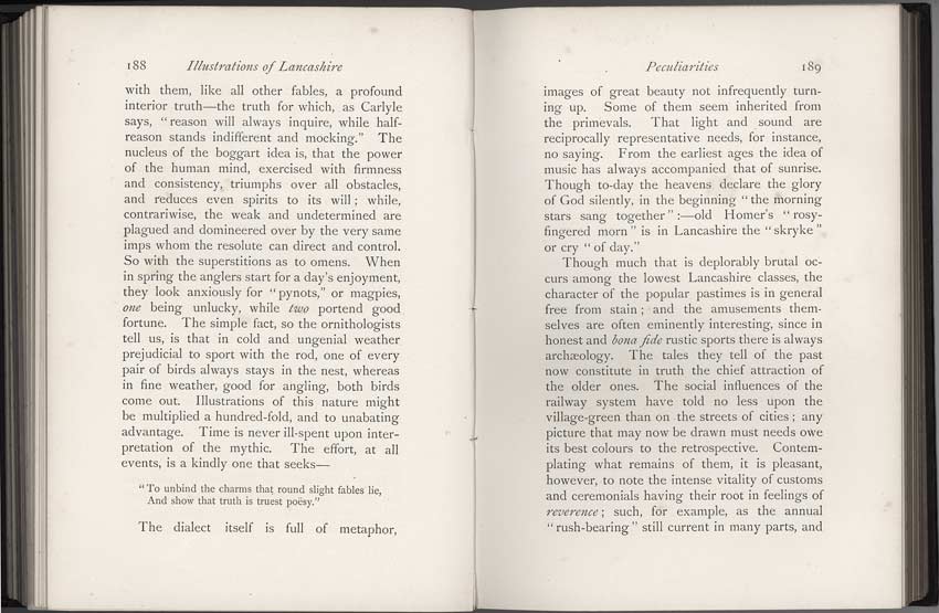 Oldham Historical Research Group - LANCASHIRE - Brief Historical and Descriptive Notes by by Leo H. Grindon  Pub. 1892