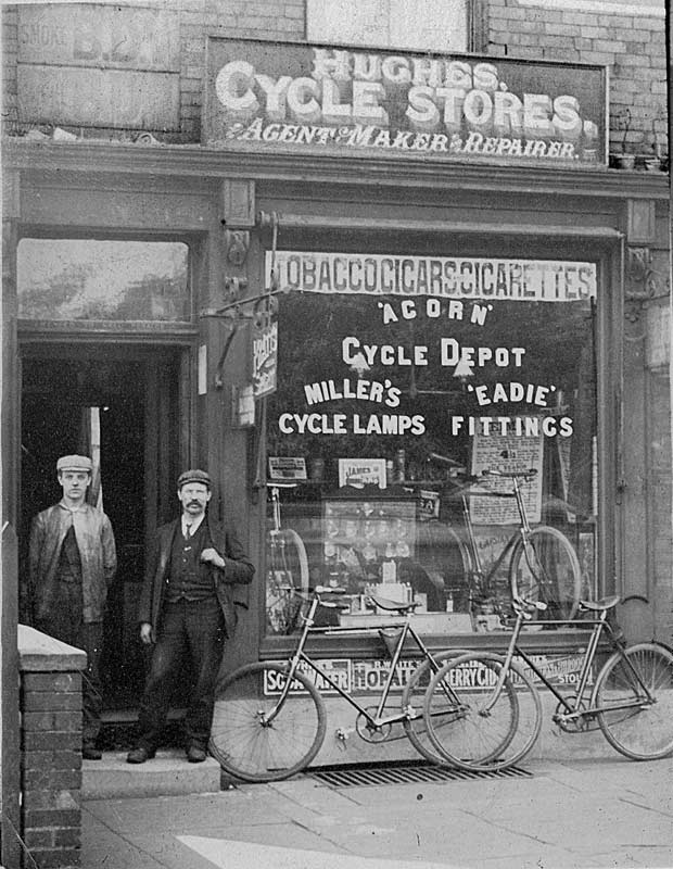 George Henry Hughes' Cycle Store