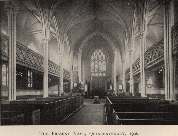 The Nave of St Mary's church, Oldham