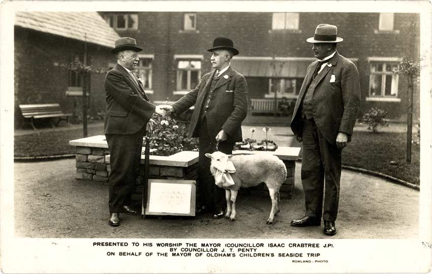 Mayor of Oldham's "Lamb" Holiday Fund - 1930