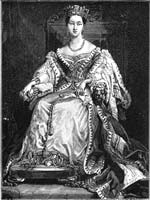 Queen Victoria in her coronation robes