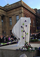 Unveiling of the Statue of Oldham Suffragette, Annie Kenney 