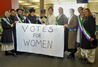 Annie Kenney Statue - unveiling