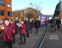 Annie Kenney Statue - unveiling