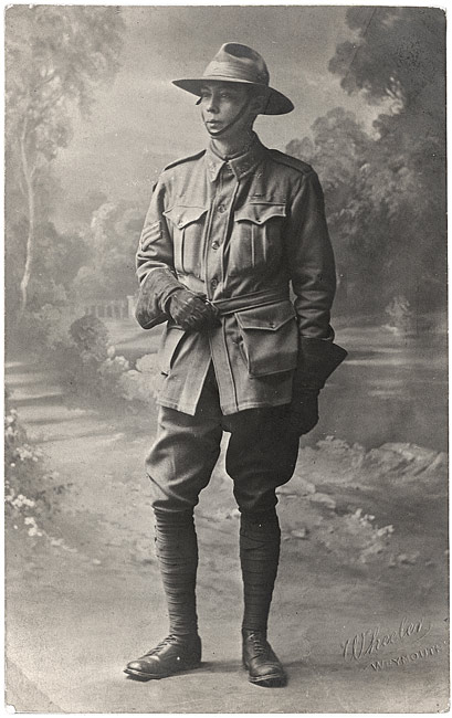 Taken in 1915-1916, in England when he was recovering from his injuries