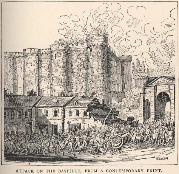 fall of the Bastille 1789