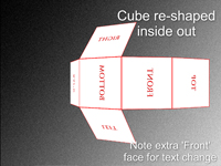 3D cube from net 4